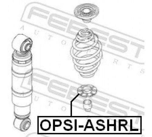 Тарілка пружини OPSI-ASHRL FEBEST