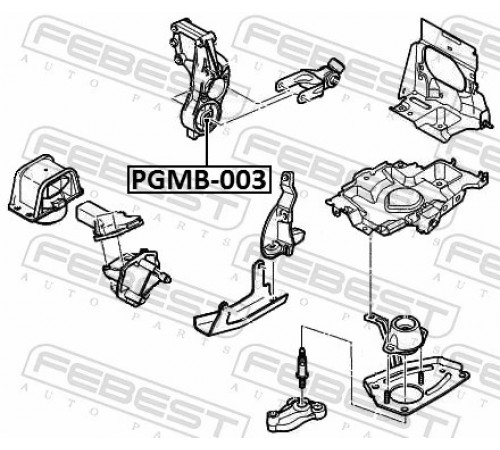 Опора, двигун PGMB-003 FEBEST
