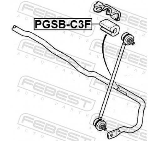 Опора, стабілізатор PGSB-C3F FEBEST