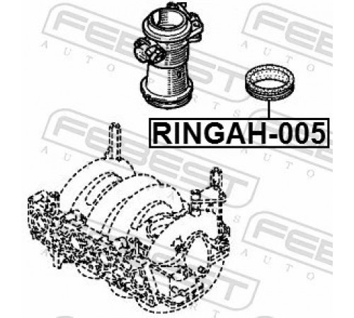 Ущільнення, корпус дросельної заслінки RINGAH-005 FEBEST