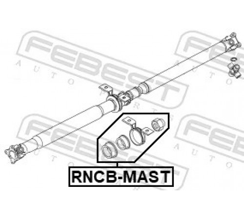 Підшипник, проміжний підшипник карданного вала RNCB-MAST FEBEST