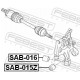 Опора, важіль підвіски SAB-015Z FEBEST
