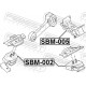 Опора, автоматична коробка передач SBM-005 FEBEST