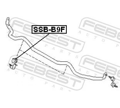 Опора, стабілізатор SSB-B9F FEBEST