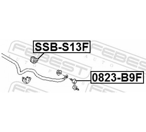 Опора, стабілізатор SSB-S13F FEBEST