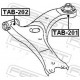 Опора, важіль підвіски TAB-202 FEBEST