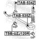 Опора, важіль підвіски TAB-535Z FEBEST