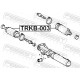 Гофрований кожух, механізм рульового керування TRKB-003 FEBEST
