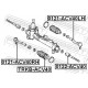 Гофрований кожух, механізм рульового керування TRKB-ACV40 FEBEST