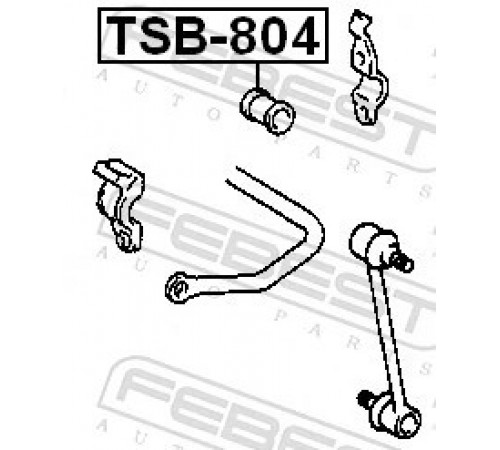 Опора, стабілізатор TSB-804 FEBEST