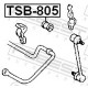 Опора, стабілізатор TSB-805 FEBEST