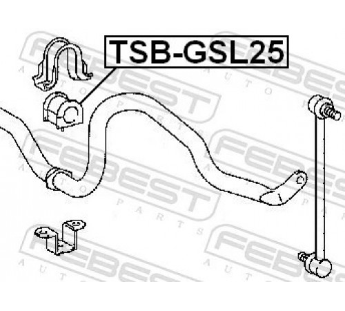 Опора, стабілізатор TSB-GSL25 FEBEST