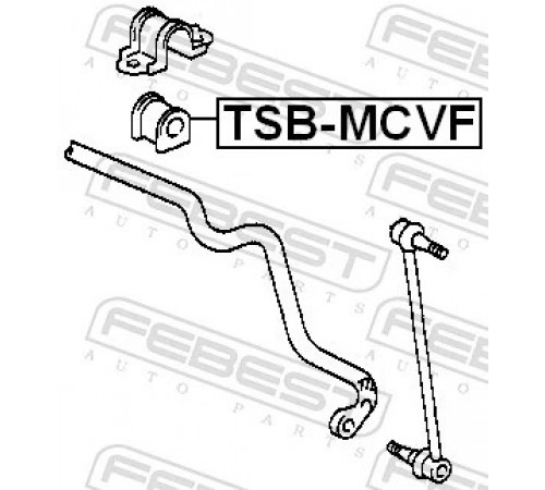 Опора, стабілізатор TSB-MCVF FEBEST