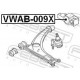 Опора, важіль підвіски VWAB-009X FEBEST