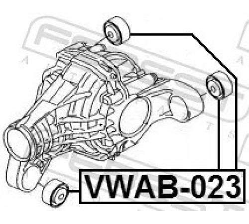 Опора, диференціал VWAB-023 FEBEST