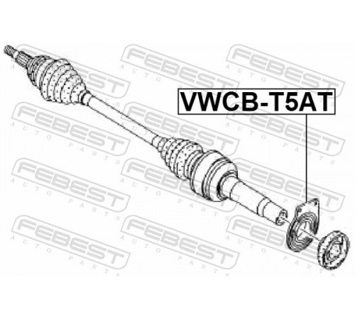 Підшипник, приводний вал VWCB-T5AT FEBEST