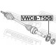 Підшипник, приводний вал VWCB-T5DS FEBEST