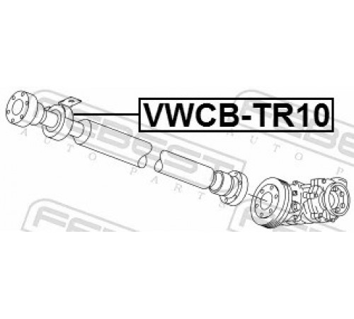 Підшипник, проміжний підшипник карданного вала VWCB-TR10 FEBEST
