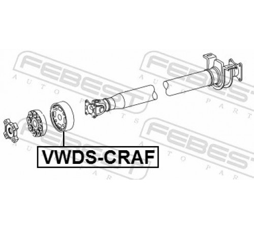 Шарнір, карданний вал VWDS-CRAF FEBEST
