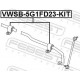 Ремонтний комплект, підшипник стабілізатора VWSB-5G1FD23-KIT FEBEST