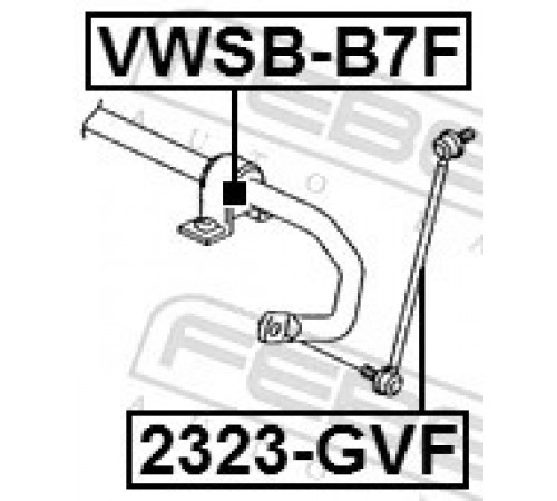 Опора, стабілізатор VWSB-B7F FEBEST