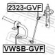 Опора, стабілізатор VWSB-GVF FEBEST