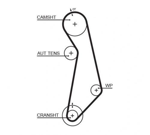 Зубчастий ремінь 5489XS GATES