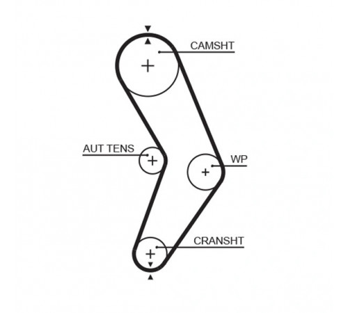 Комплект зубчастих ременів K015662XS GATES