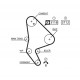 Комплект зубчастих ременів K025558XS GATES