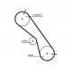 Комплект зубчастих ременів K025560XS GATES