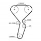 Комплект зубчастих ременів K035501XS GATES