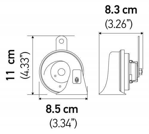Звуковий сигнал 3FH007424-801 HELLA