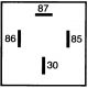 Реле, робочий струм 4RA007791-011 HELLA
