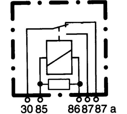 Реле, інтервал роботи склоомивача й склоочисника 4RD965453-041 HELLA