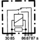 Реле, інтервал роботи склоомивача й склоочисника 4RD965453-041 HELLA
