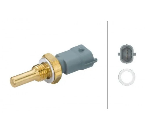 Датчик, температура оливи 6PT009107-611 HELLA