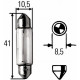 Лампа розжарювання, вказівник повороту 8GM002091-131 HELLA