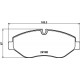 Комплект гальмівних накладок, дискове гальмо 8DB355005-521 HELLA PAGID