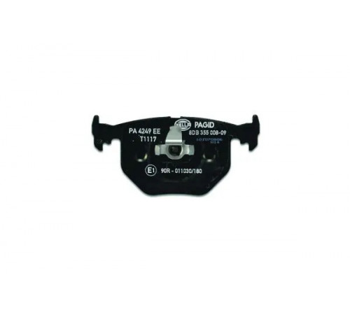 Комплект гальмівних накладок, дискове гальмо 8DB355008-091 HELLA PAGID