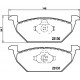 Комплект гальмівних накладок, дискове гальмо 8DB355008-591 HELLA PAGID