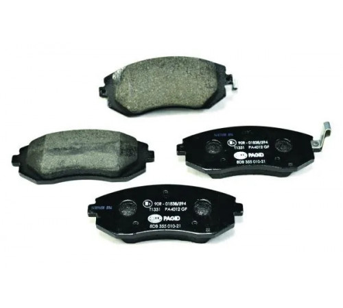 Комплект гальмівних накладок, дискове гальмо 8DB355010-211 HELLA PAGID