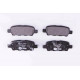 Комплект гальмівних накладок, дискове гальмо 8DB355010-241 HELLA PAGID
