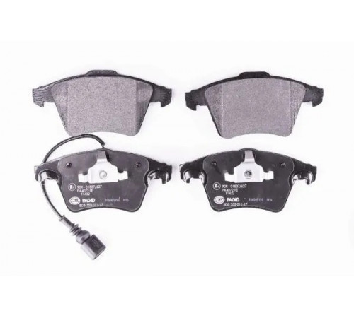Комплект гальмівних накладок, дискове гальмо 8DB355011-171 HELLA PAGID