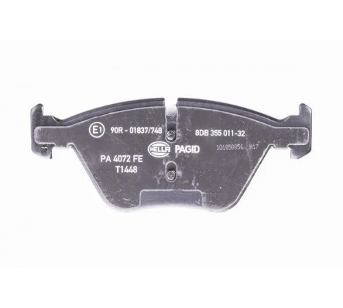 Комплект гальмівних накладок, дискове гальмо 8DB355011-321 HELLA PAGID
