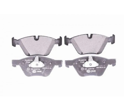 Комплект гальмівних накладок, дискове гальмо 8DB355011-321 HELLA PAGID