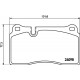 Комплект гальмівних накладок, дискове гальмо 8DB355011-851 HELLA PAGID