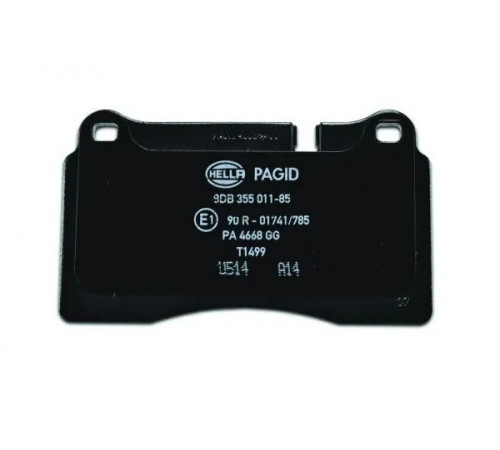 Комплект гальмівних накладок, дискове гальмо 8DB355011-851 HELLA PAGID