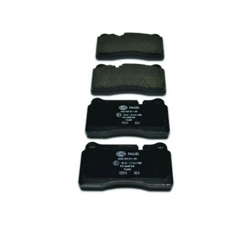Комплект гальмівних накладок, дискове гальмо 8DB355011-851 HELLA PAGID