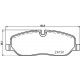 Комплект гальмівних накладок, дискове гальмо 8DB355011-971 HELLA PAGID