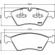Комплект гальмівних накладок, дискове гальмо 8DB355012-011 HELLA PAGID